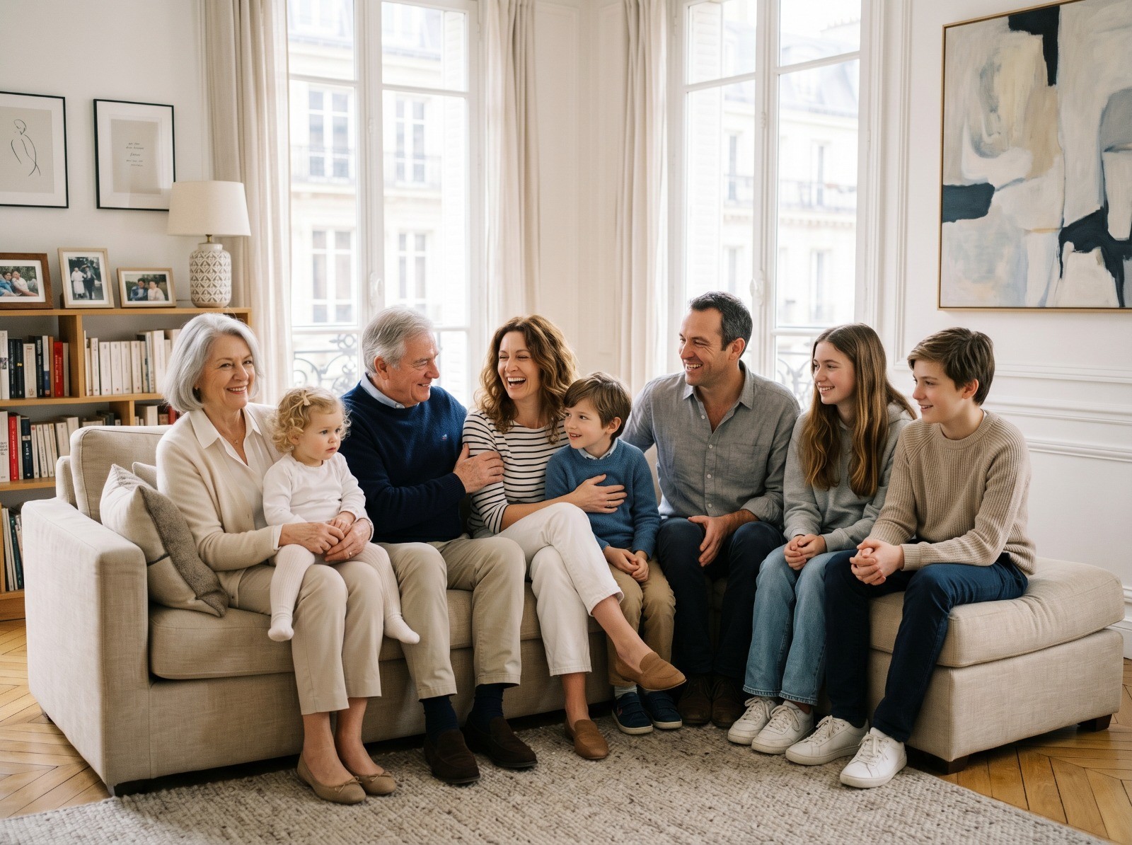 Famille protégée par Confort Assurance